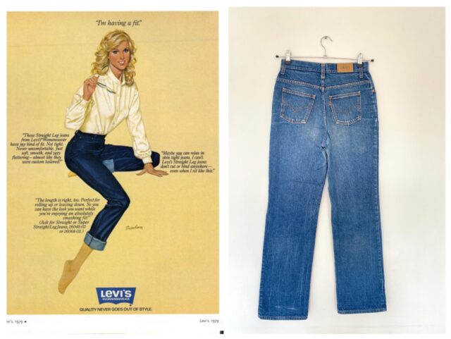 Vintage Levi’s 26048 - samme model som den originale Levis-reklame fra ‘79! Højtaljet med “super straight leg”.

Passer en str. w26 l32.

#vintagelevis #vintagelevisforsale #vintagelevisjeans