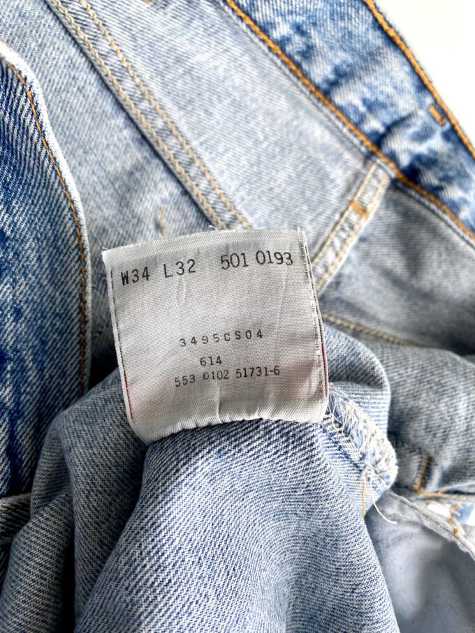 Made in USA Vintage Levi's 501 (faktisk str. 33x32) - Billede 12